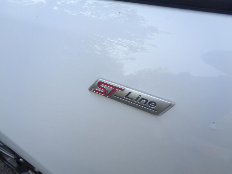 Ford Fiesta St-line BP69ZNX White #5