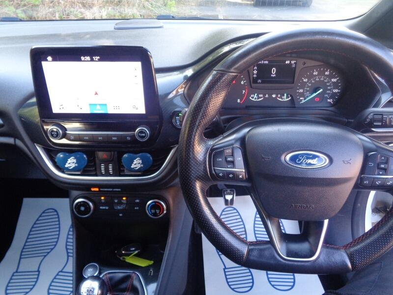 Ford Fiesta St-line BP69ZNX White #6