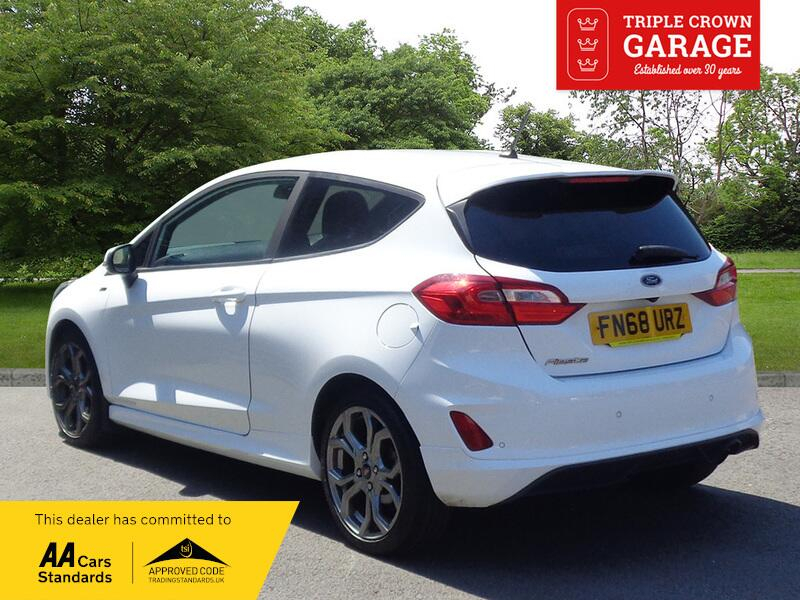 Ford Fiesta St-line X FN68URZ White #2