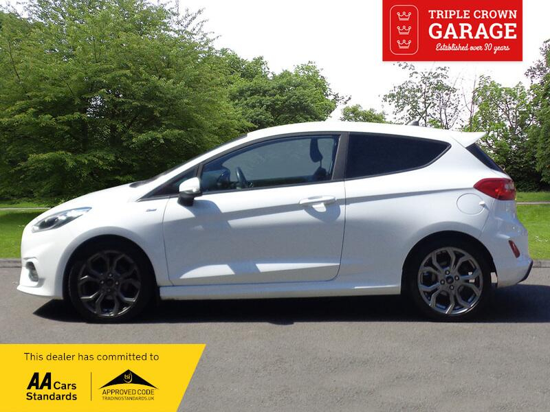 Ford Fiesta St-line X FN68URZ White #3