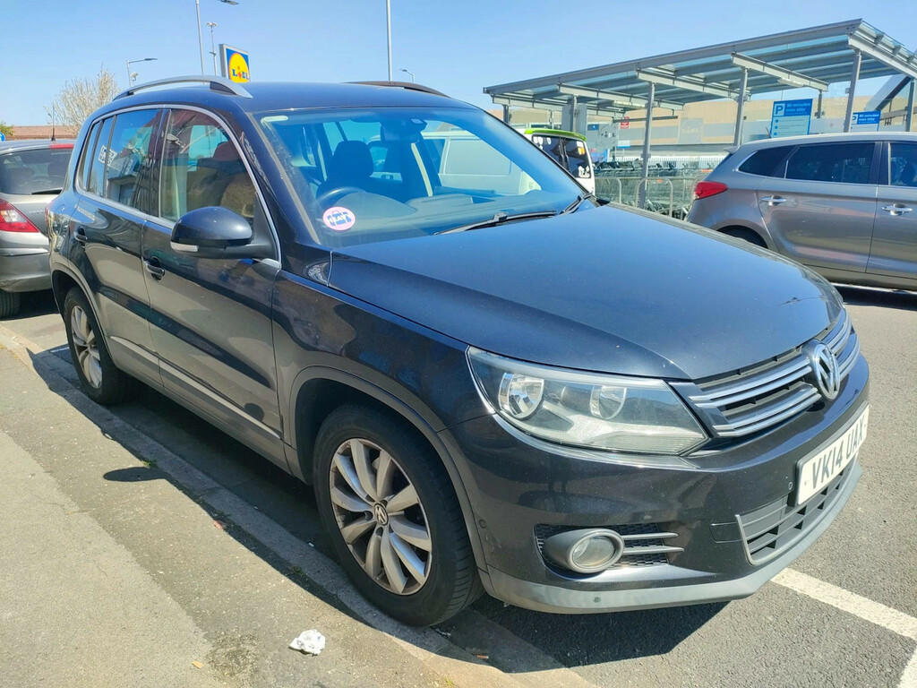 Volkswagen Tiguan 2.0 Tdi Bluemotion Tech Match Suv Manua VK14UAX Black #6