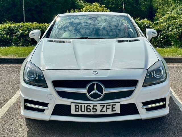 Mercedes-Benz SLK Slk250d Amg Sport Convertible BU65ZFE White #3