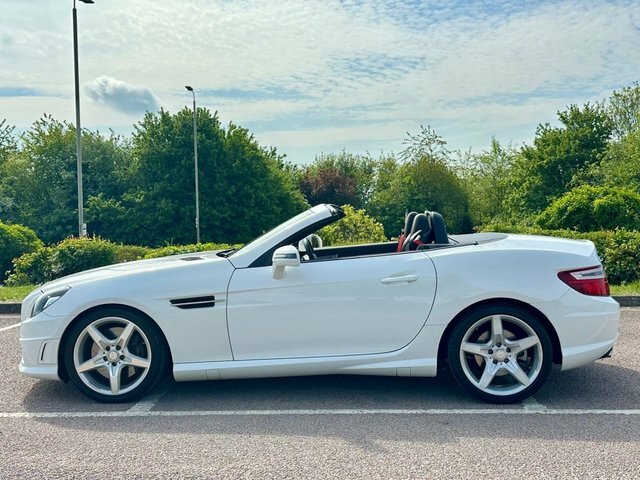 Mercedes-Benz SLK Slk250d Amg Sport Convertible BU65ZFE White #4