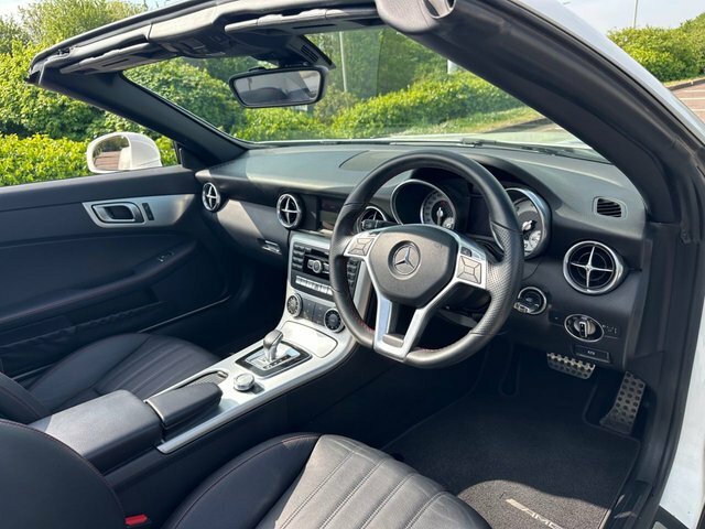 Mercedes-Benz SLK Slk250d Amg Sport Convertible BU65ZFE White #6