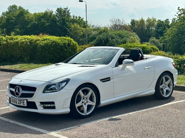 Mercedes-Benz SLK Slk250d Amg Sport Convertible BU65ZFE White #2