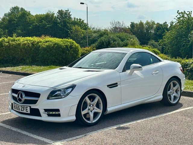 Mercedes-Benz SLK Slk250d Amg Sport Convertible BU65ZFE White #5