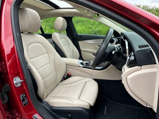 Mercedes-Benz C Class C220d Sport Premium Saloon VOI6856 Red #2