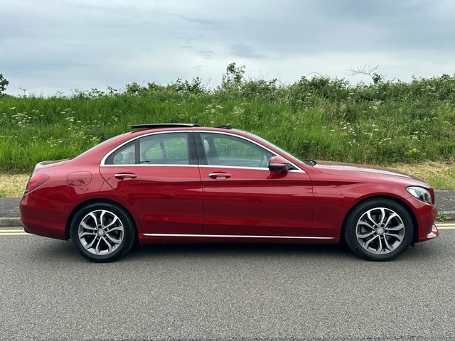 Mercedes-Benz C Class C220d Sport Premium Saloon VOI6856 Red #5