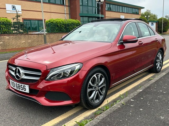 Mercedes-Benz C Class C220d Sport Premium Saloon VOI6856 Red #6