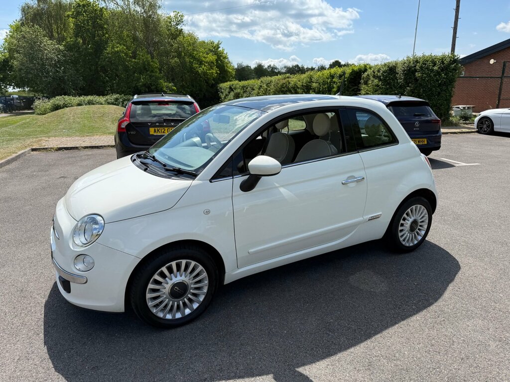 Fiat 500 1.2 Lounge Hatchback Euro 4 69 White