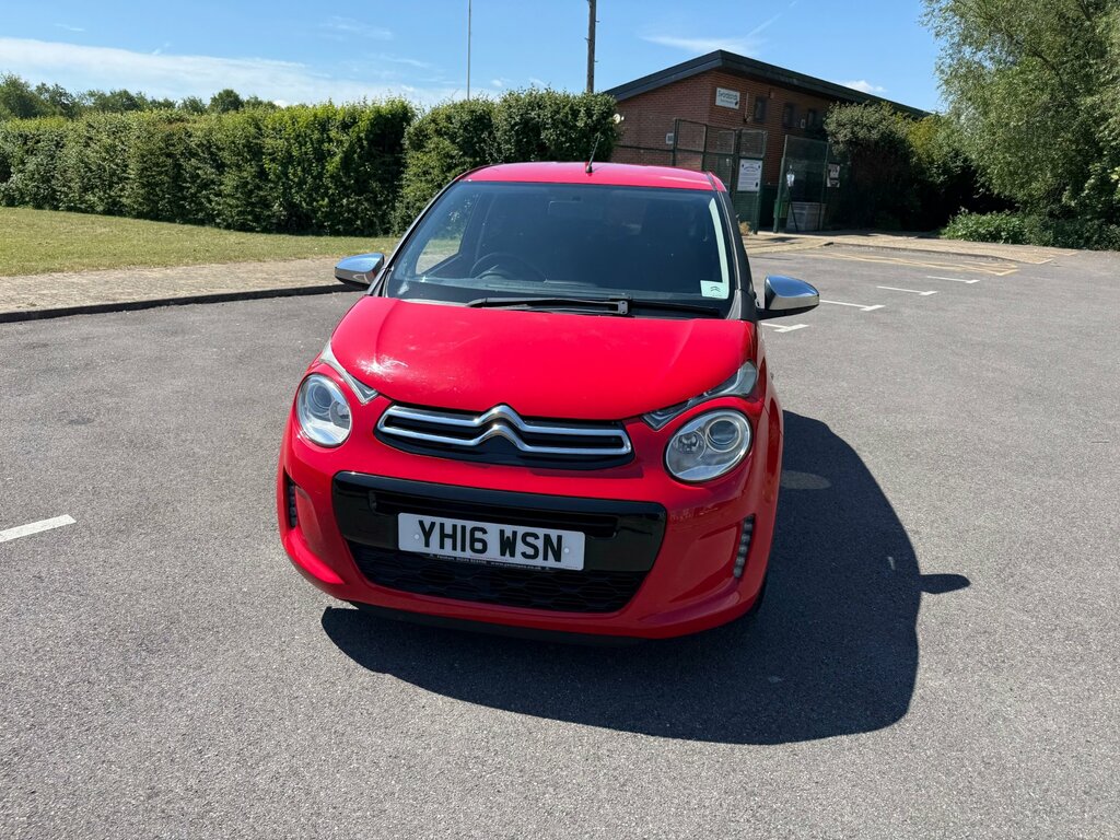 Citroen C1 1.2 Puretech Flair Hatchback Eur YH16WSN Red #4