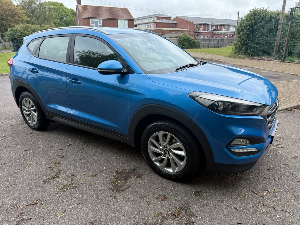 Hyundai Tucson 2.0 Crdi Se Nav Suv 4Wd Euro 6 13 WF66MOV Blue #2