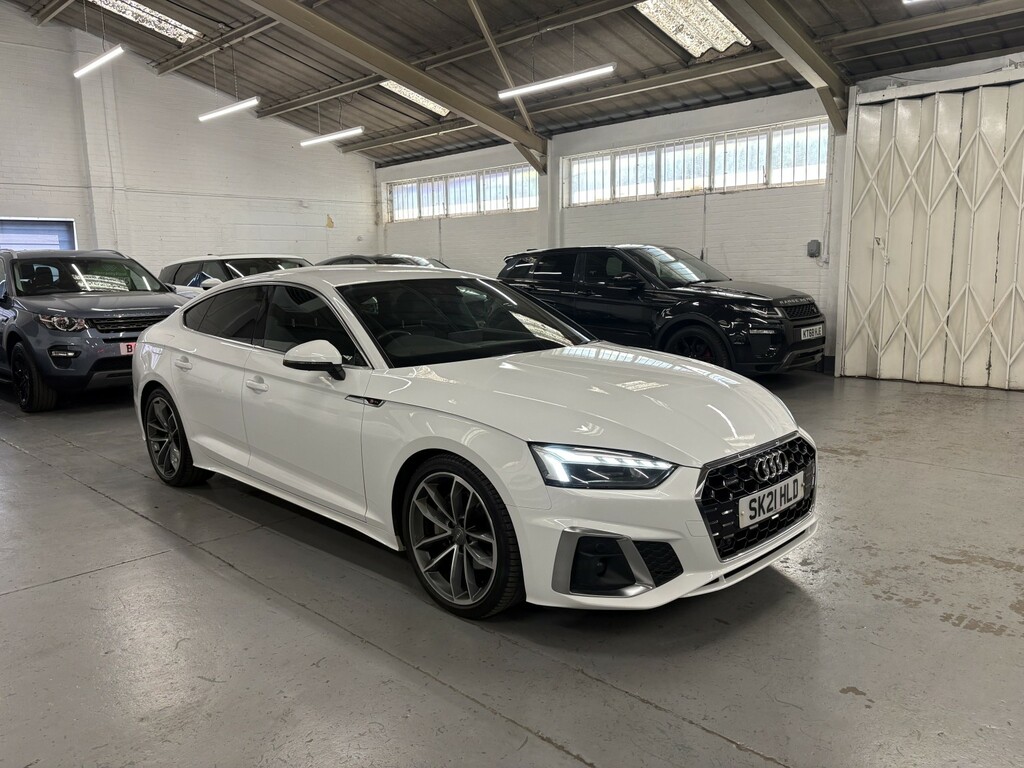 Audi A5 2.0 Tdi 40 S Line SK21HLD White #2