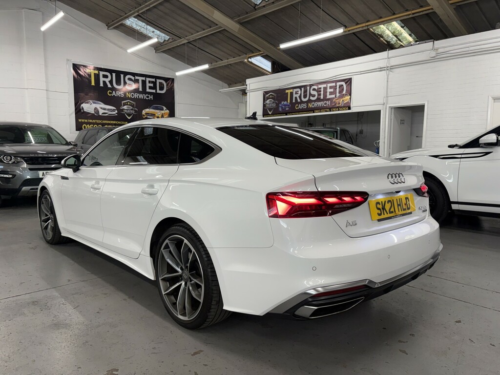 Audi A5 2.0 Tdi 40 S Line SK21HLD White #3