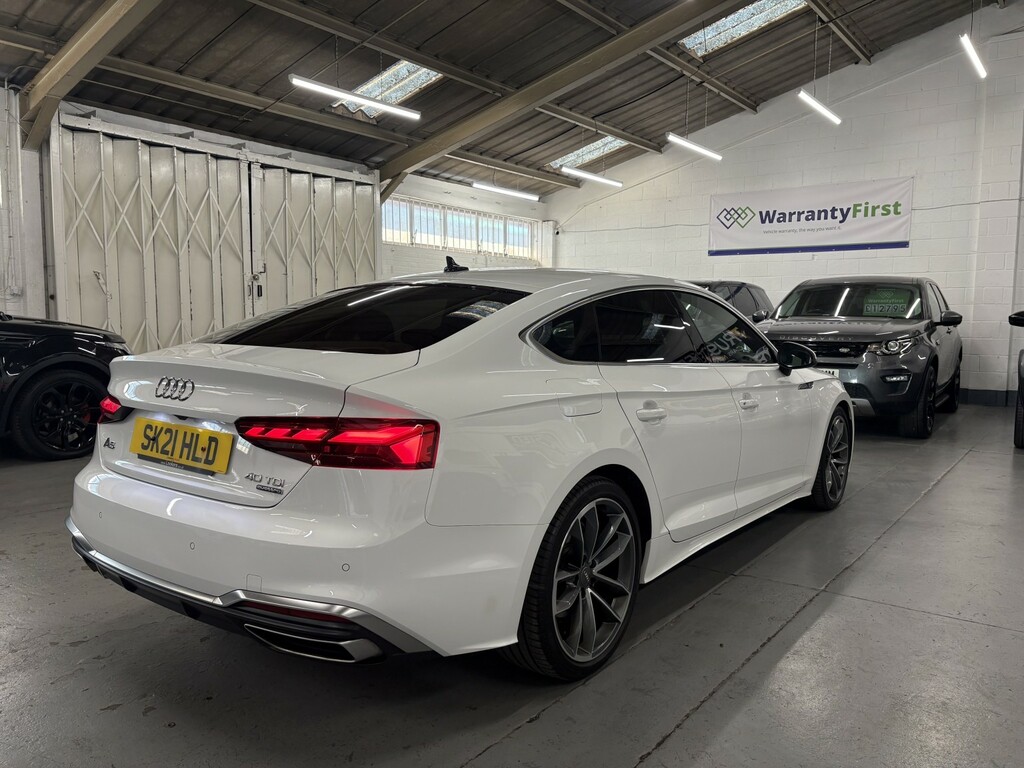 Audi A5 2.0 Tdi 40 S Line SK21HLD White #4