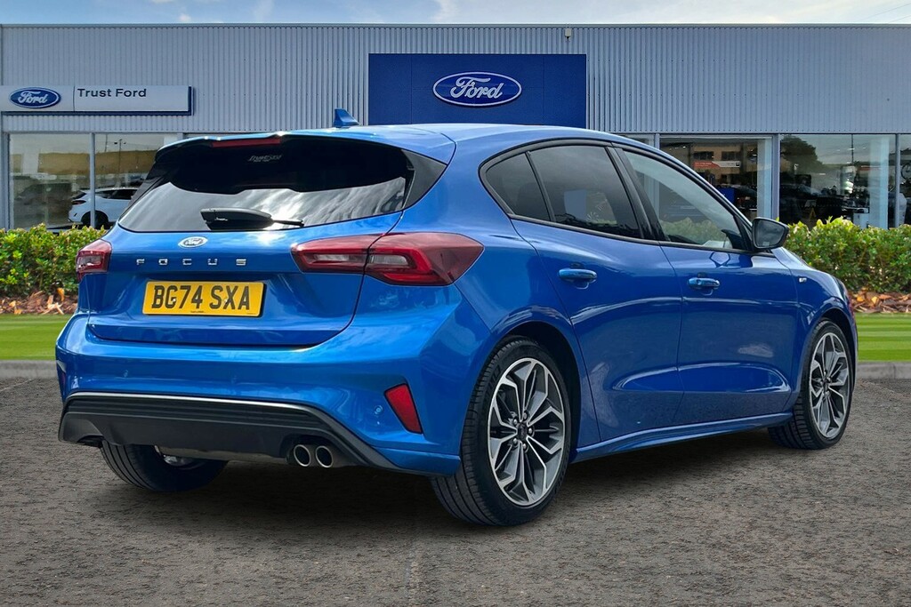 Ford Focus 1.0T Ecoboost Mhev St-line X Hatchback BG74SXA Blue #4