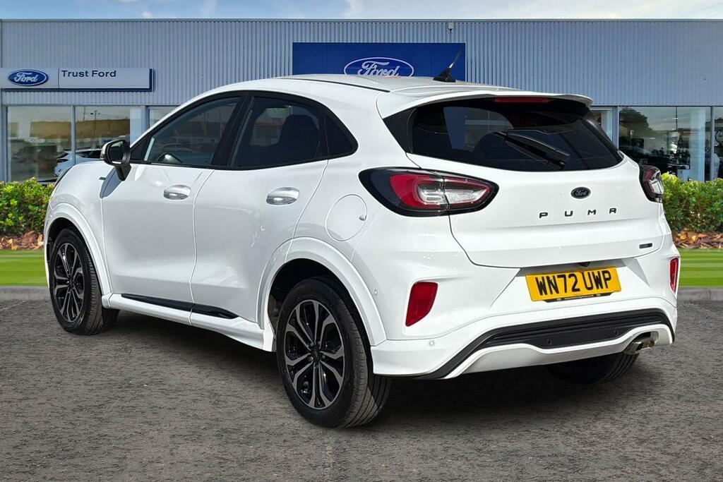 Ford Puma 1.0 Ecoboost Hybrid Mhev St-line WN72UWP White #2
