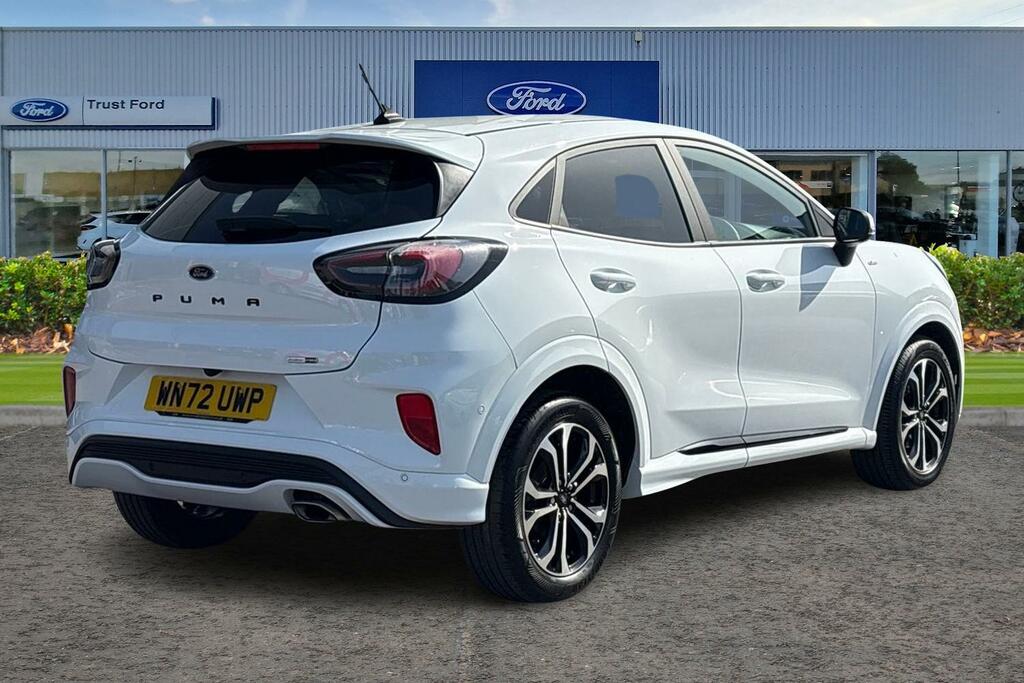 Ford Puma 1.0 Ecoboost Hybrid Mhev St-line WN72UWP White #4