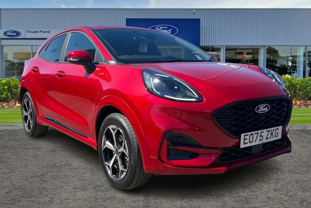 Ford Puma 1.0 Ecoboost Hybrid Mhev St-line Dct Red