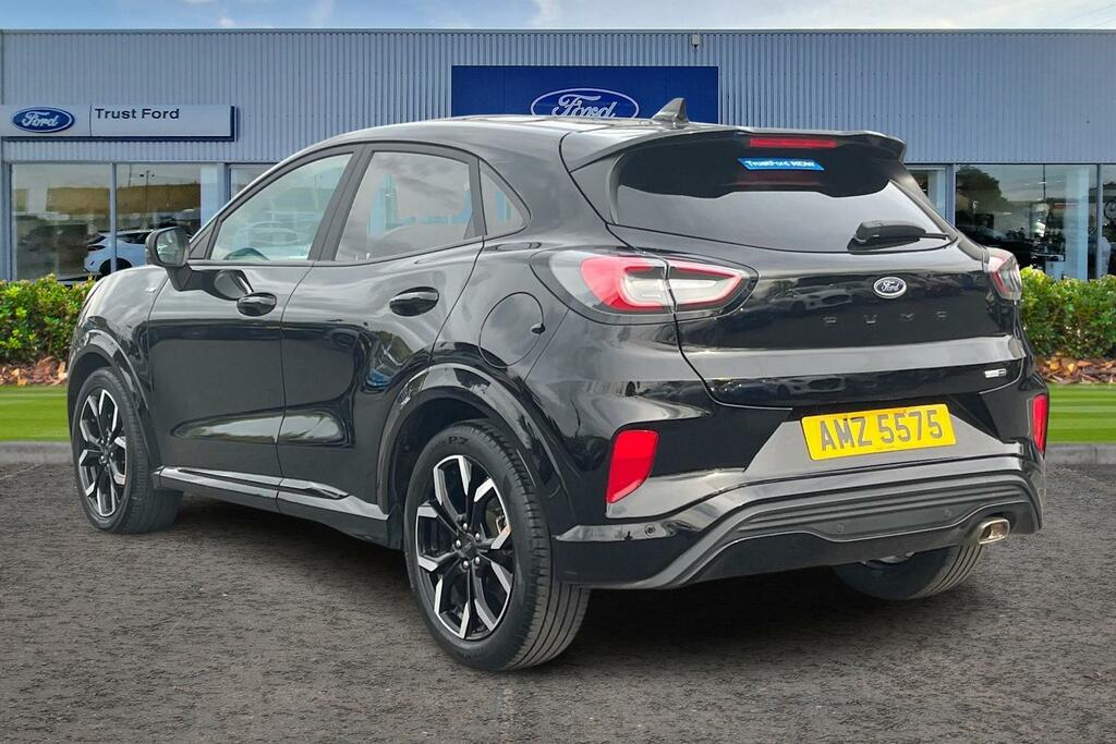 Ford Puma 1.0 Ecoboost Hybrid Mhev 155 St-line X - Rear AMZ5575 Black #2