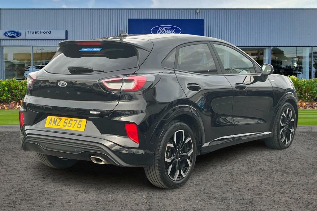 Ford Puma 1.0 Ecoboost Hybrid Mhev 155 St-line X - Rear AMZ5575 Black #4