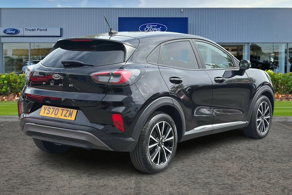 Ford Puma 1.0 Ecoboost Titanium With Rear Parking S YS70TZM Black #4