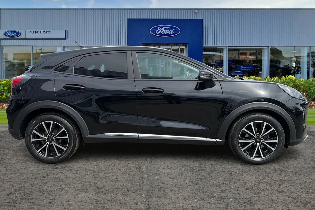 Ford Puma 1.0 Ecoboost Titanium With Rear Parking S YS70TZM Black #3