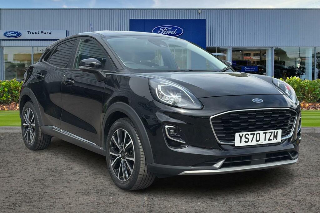 Ford Puma 1.0 Ecoboost Titanium With Rear Parking S YS70TZM Black