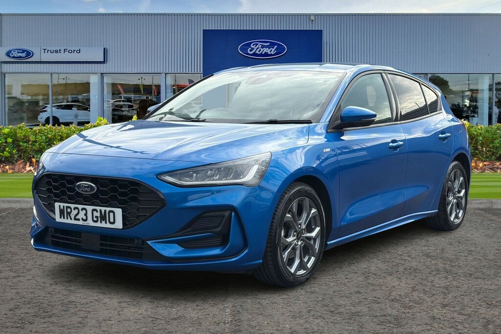 Ford Focus 1.0 Ecoboost St-line With Front Rear Sensors WR23GMO Blue #5