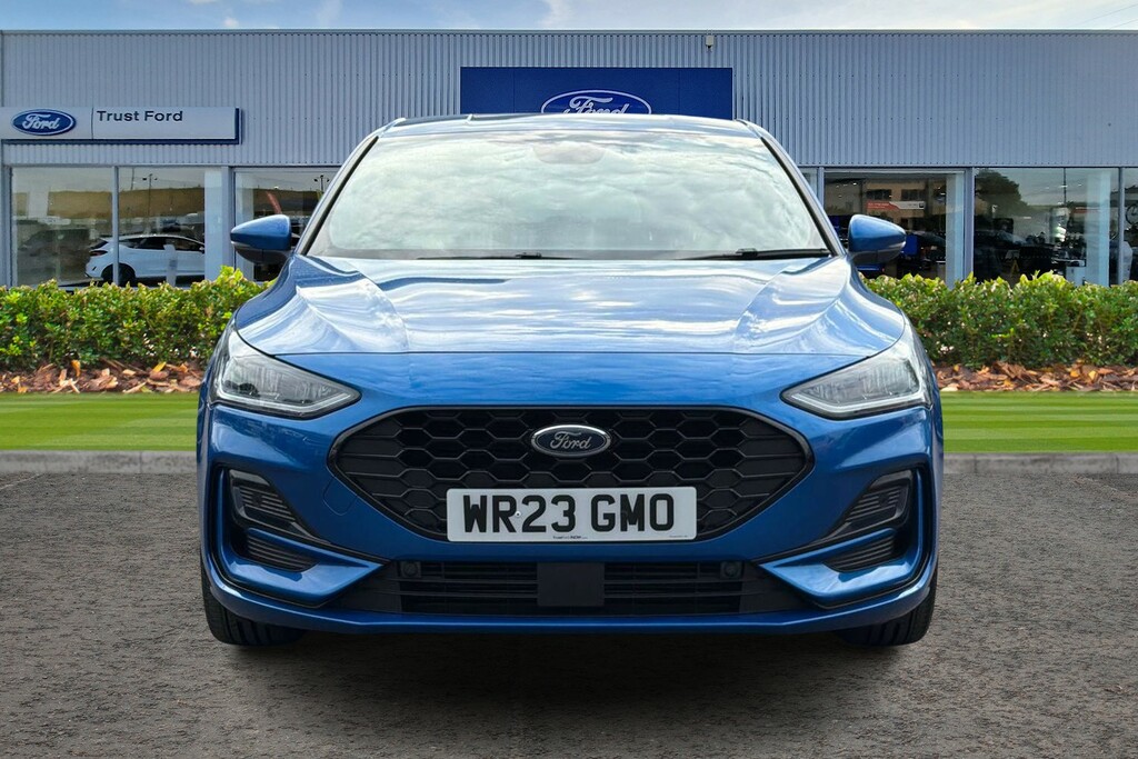 Ford Focus 1.0 Ecoboost St-line With Front Rear Sensors WR23GMO Blue #6