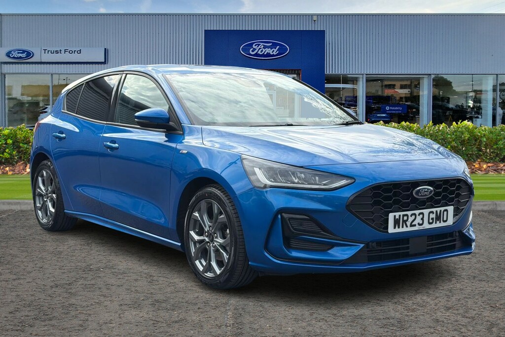 Ford Focus 1.0 Ecoboost St-line With Front Rear Sensors WR23GMO Blue