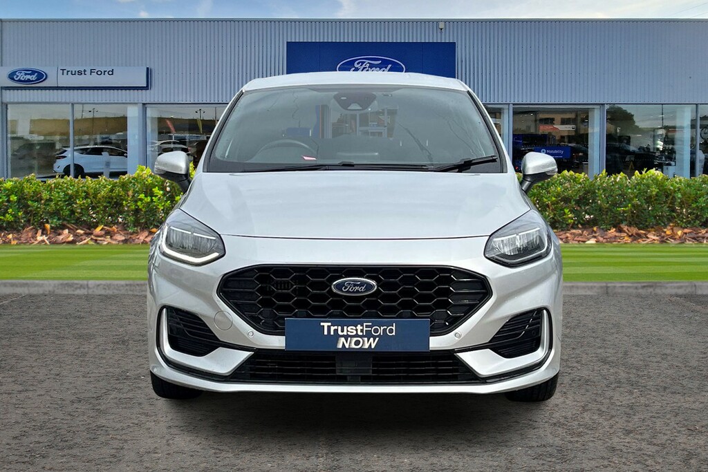 Ford Fiesta 1.0 Ecoboost Hybrid Mhev 125 St-line 5Dr- Parking ISZ7066 Silver #6