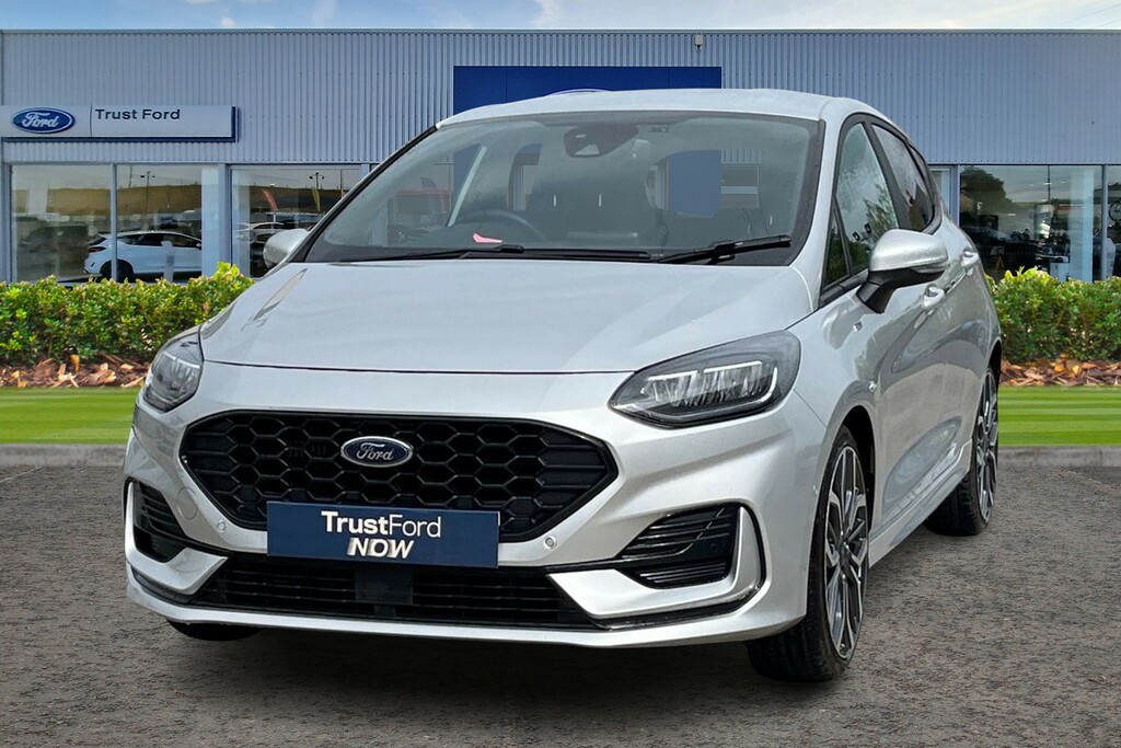 Ford Fiesta 1.0 Ecoboost Hybrid Mhev 125 St-line 5Dr- Parking ISZ7066 Silver #5