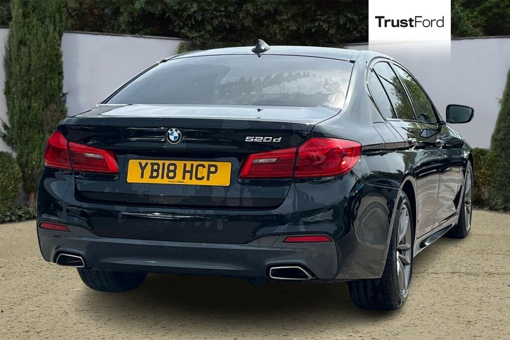 BMW 5 Series 520D M Sport Heated Front Seats YB18HCP Black #4