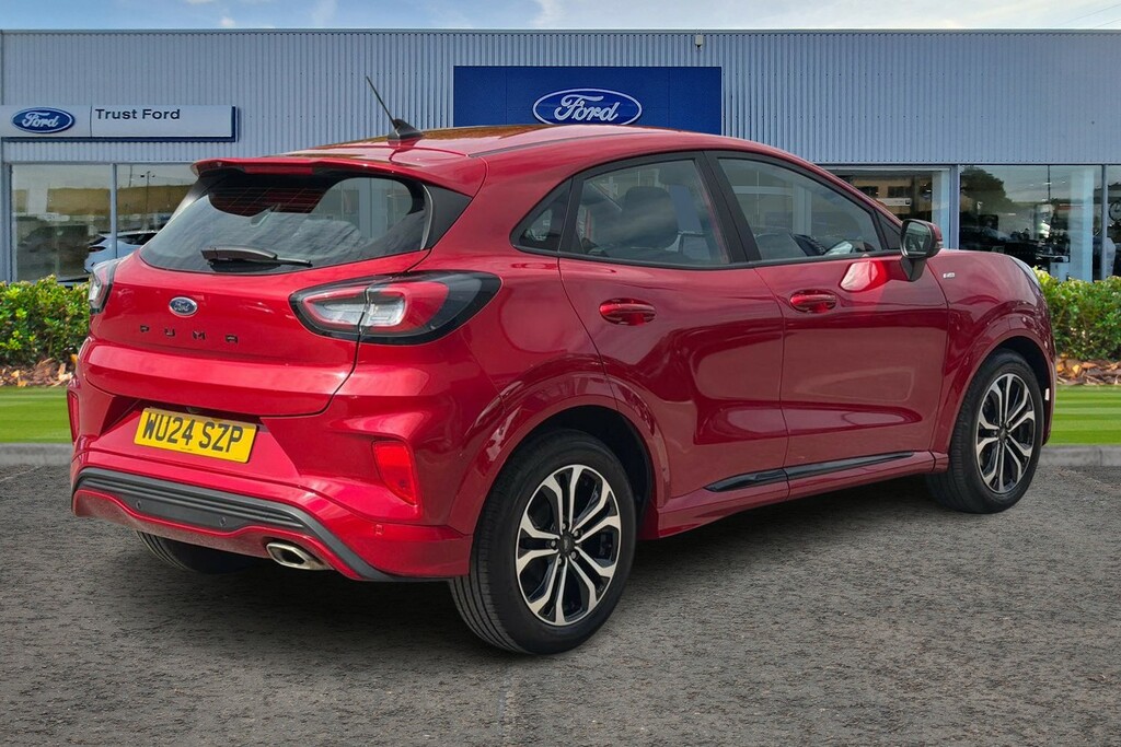 Ford Puma 1.0 Ecoboost Hybrid Mhev St-line WU24SZP Red #4