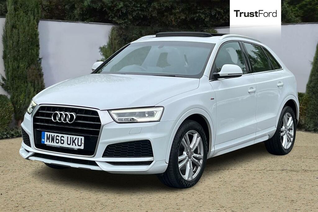 Audi Q3 2.0 Tdi S Line Navigation MW66UKU White #5