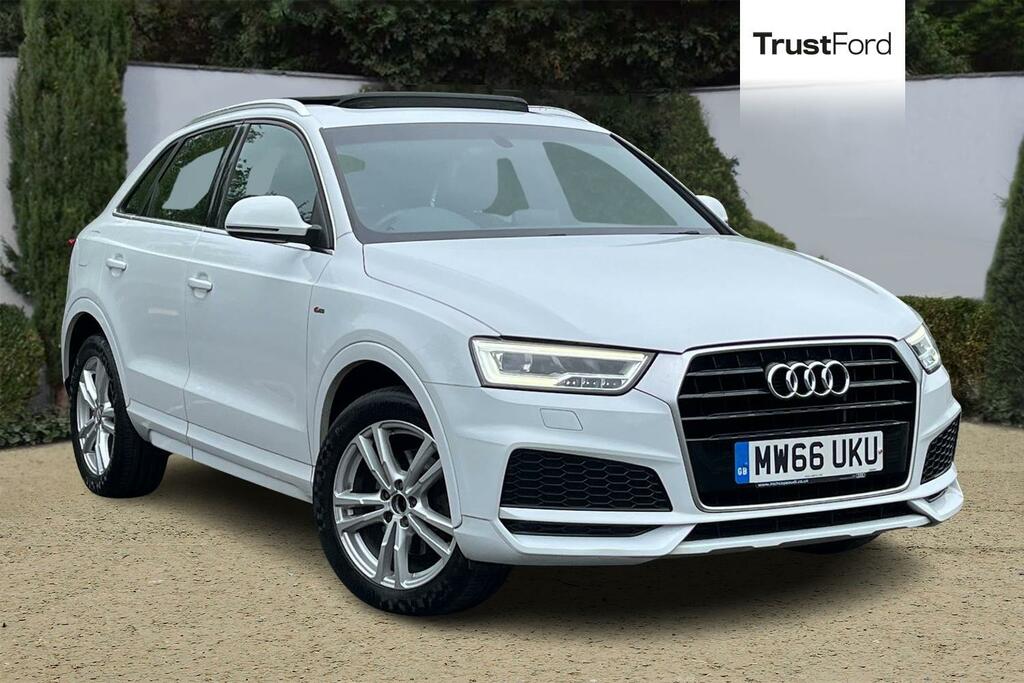 Audi Q3 2.0 Tdi S Line Navigation White