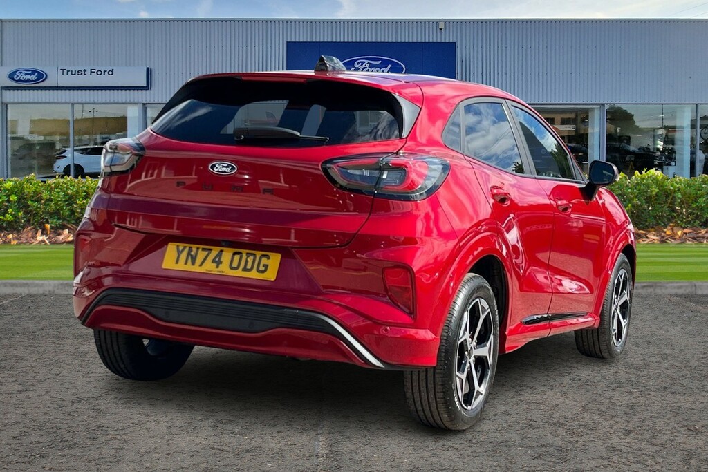 Ford Puma 1.0 Ecoboost Hybrid Mhev St-line Sync4 Navigation YN74ODG Red #4