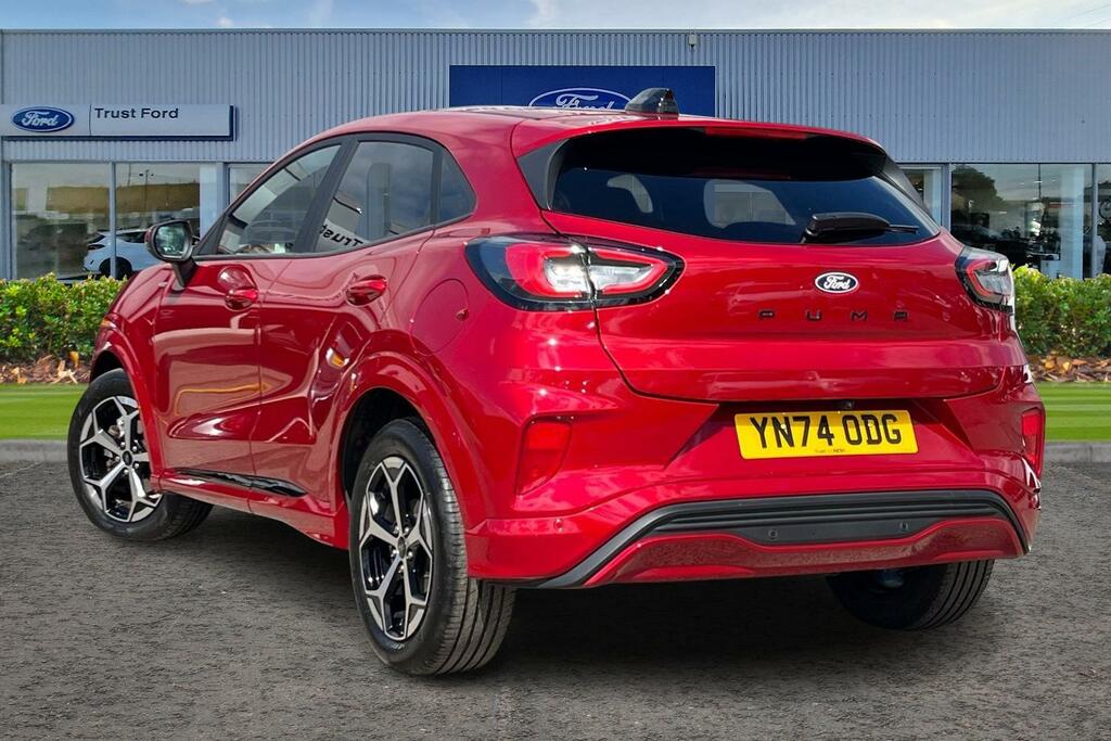 Ford Puma 1.0 Ecoboost Hybrid Mhev St-line Sync4 Navigation YN74ODG Red #2