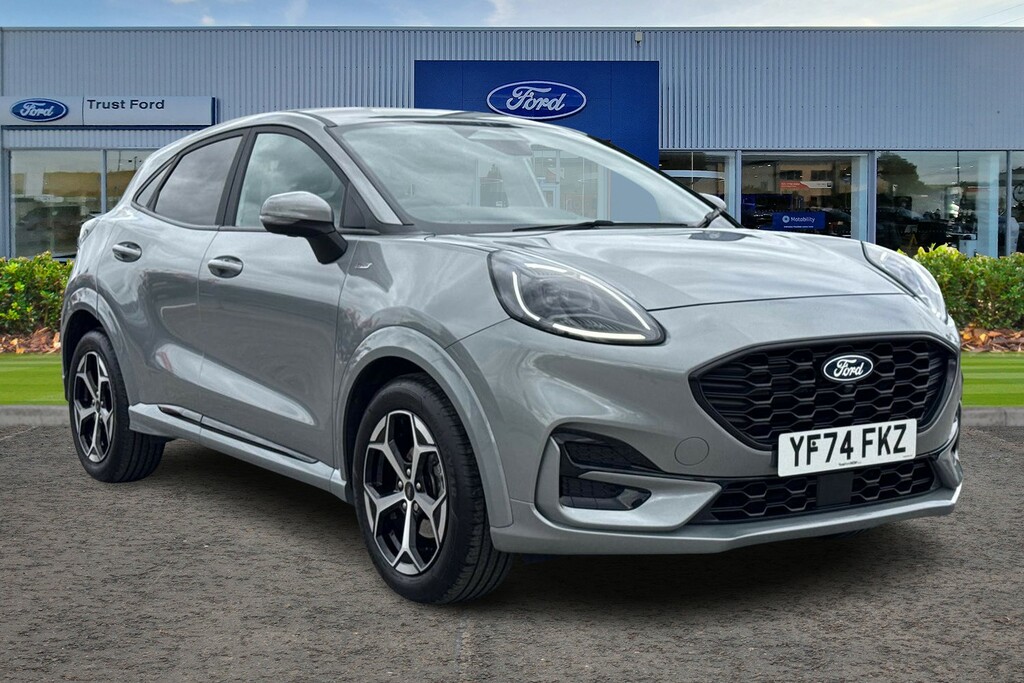 Ford Puma 1.0 Ecoboost Hybrid Mhev St-line 5Dr- With Reversi Silver