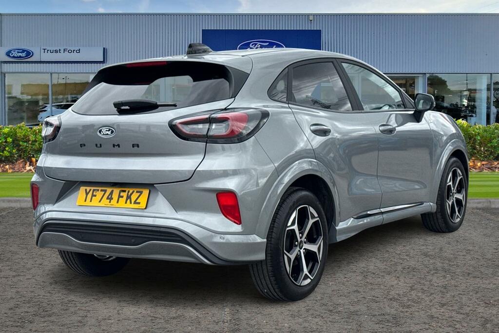 Ford Puma 1.0 Ecoboost Hybrid Mhev St-line 5Dr- With Reversi YF74FKZ Silver #4