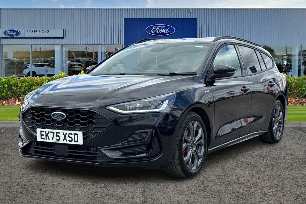 Ford Focus 1.0 Ecoboost Hybrid Mhev St-line 5Dr- With Drivers EK75XSD Black #5