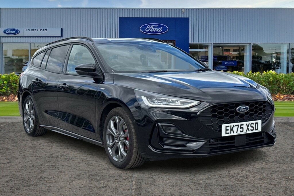 Ford Focus 1.0 Ecoboost Hybrid Mhev St-line 5Dr- With Drivers Black