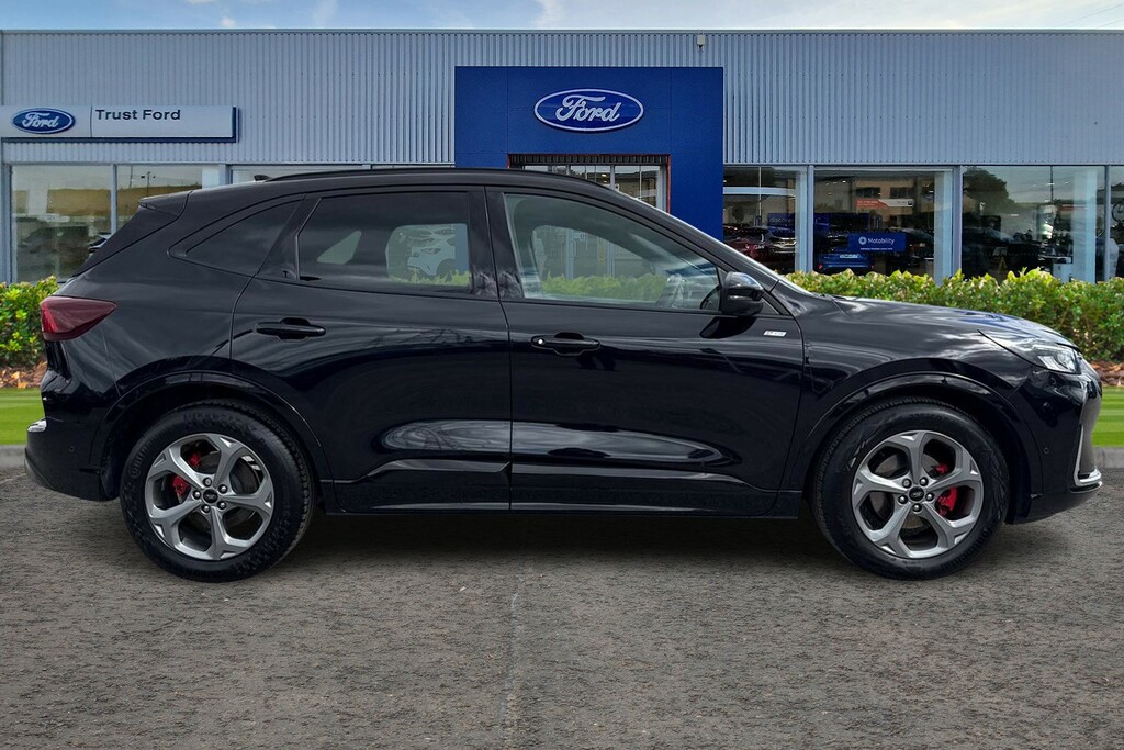 Ford Kuga 1.5 Ecoboost St-line 5Dr- With Drivers Assistance HV25EVY Black #3