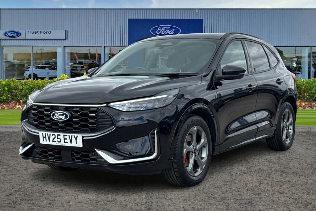 Ford Kuga 1.5 Ecoboost St-line 5Dr- With Drivers Assistance HV25EVY Black #5