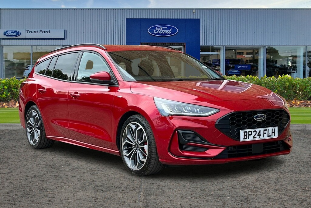 Ford Focus 1.0 Ecoboost Hybrid Mhev 155 St-line X Red