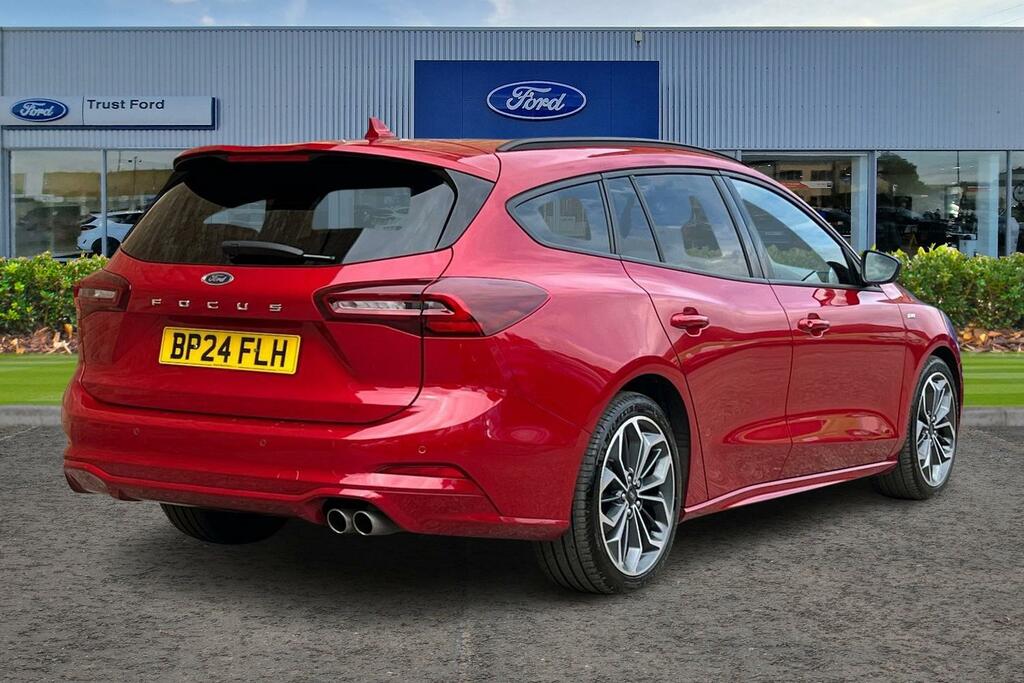 Ford Focus 1.0 Ecoboost Hybrid Mhev 155 St-line X BP24FLH Red #4