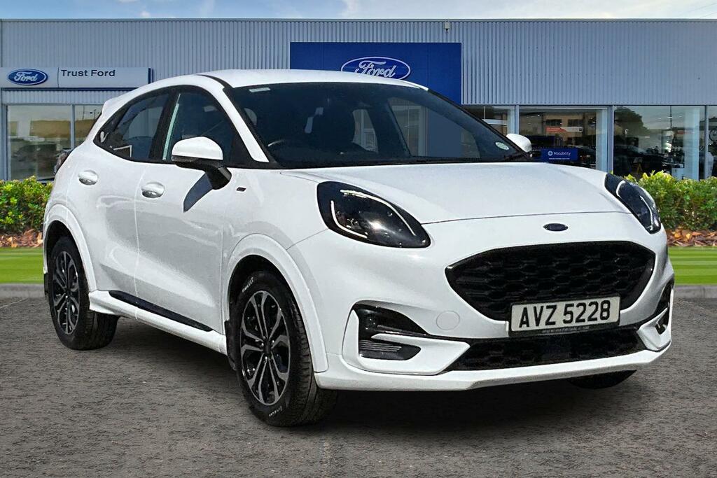 Ford Puma 1.0 Ecoboost Hybrid Mhev St-line 5Drrear Sensors White