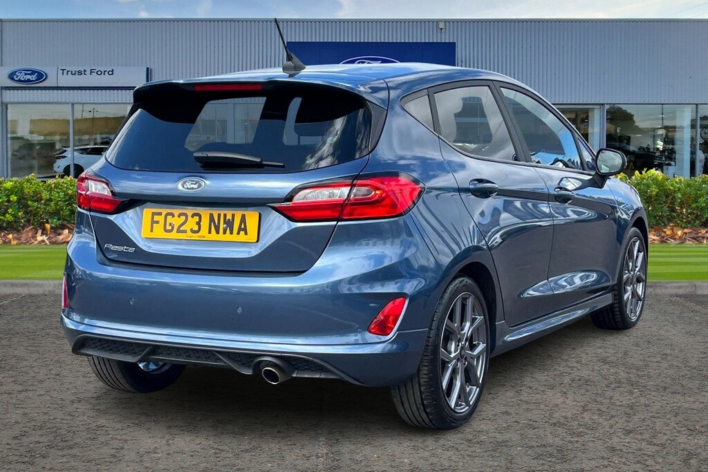Ford Fiesta 1.0T Ecoboost St-line Hatchback FG23NWA Blue #4
