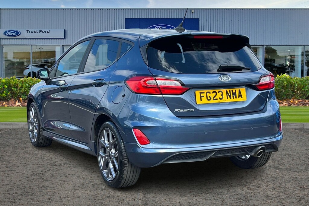 Ford Fiesta 1.0T Ecoboost St-line Hatchback FG23NWA Blue #2